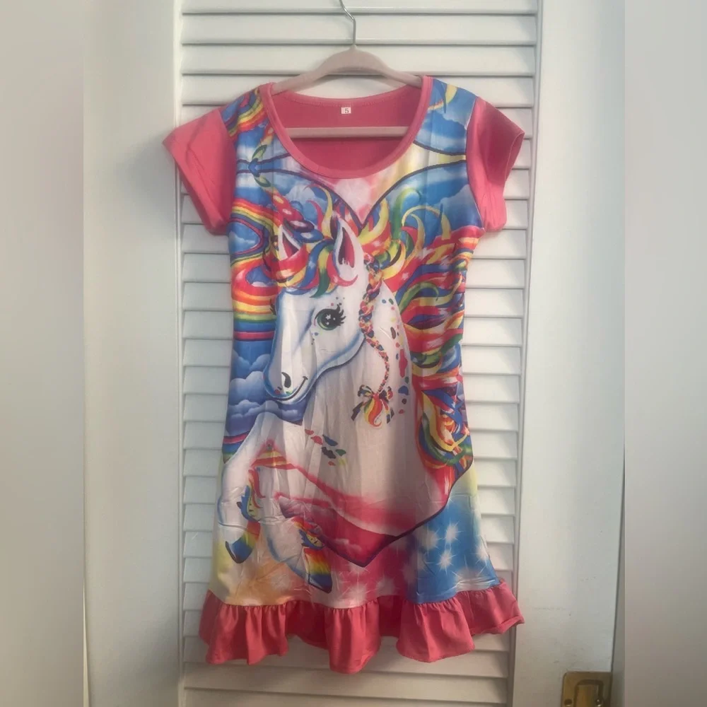 Girls Size 5 New Unicorn PJs (too small for daughter/didnt return soon enough)